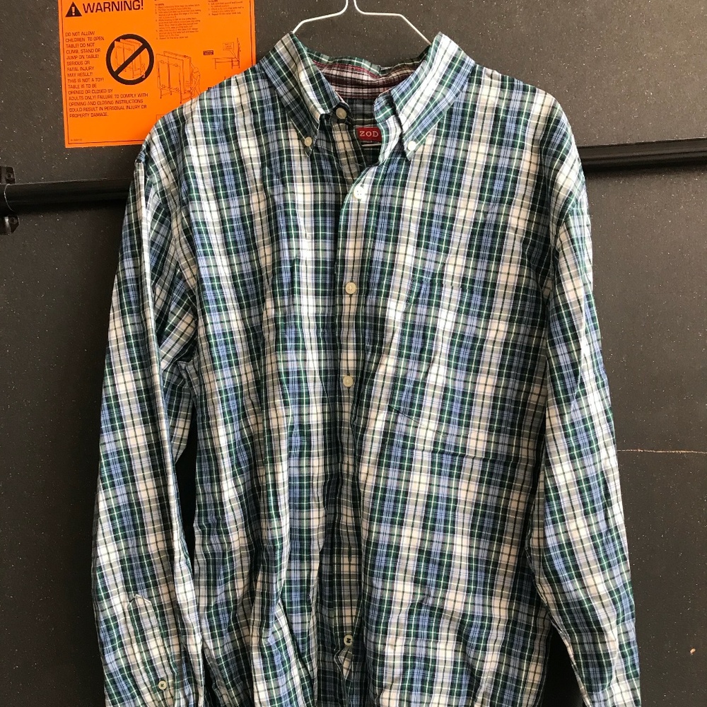 Green and Blue Izod Shirt